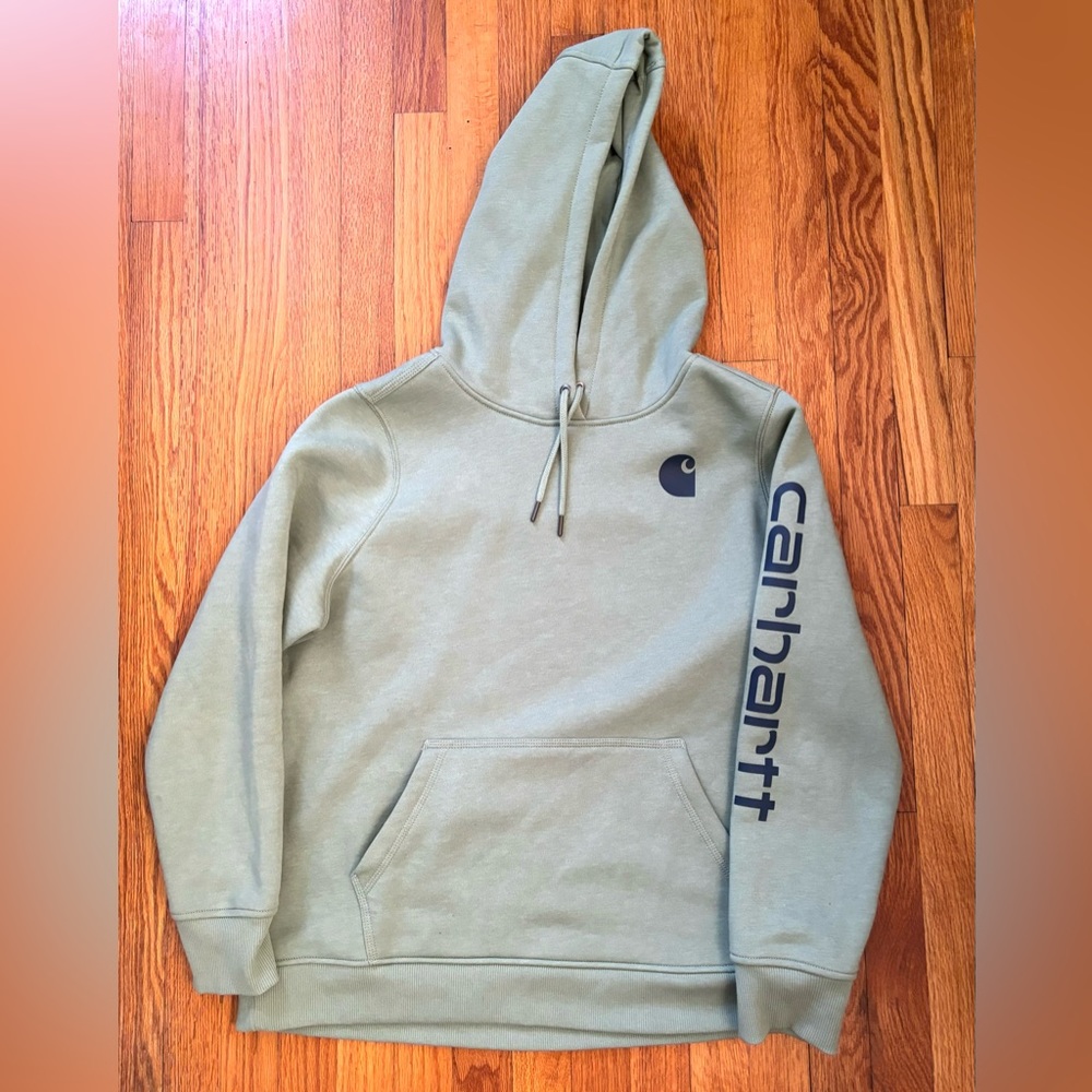 Carhartt NWOT Women’s size XL Mint Green Sweatshirt